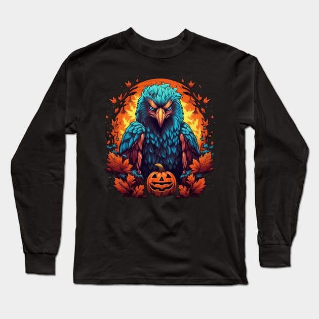 Eagle Halloween Long Sleeve T-Shirt by JH Mart